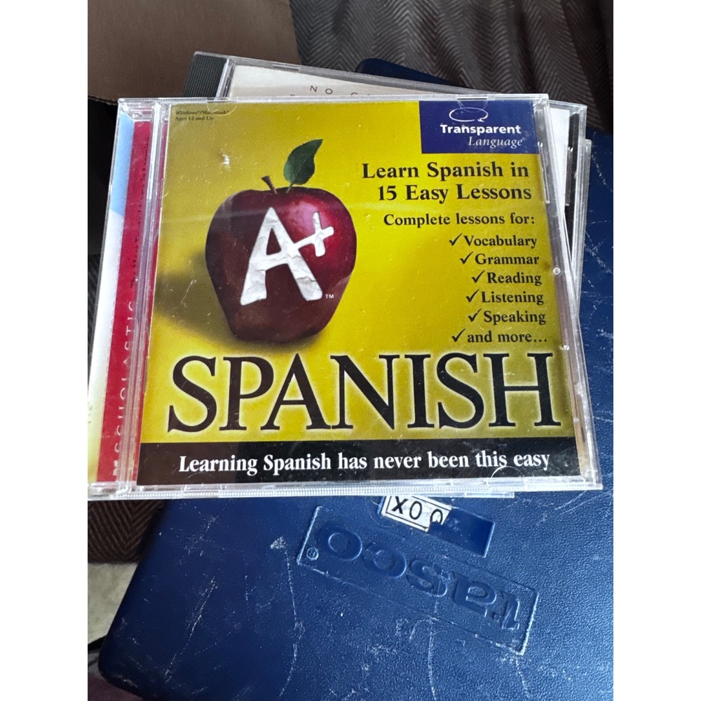 Transparent Language Learn Spanish in 15 Easy Lessons CD-ROM Software PC Mac